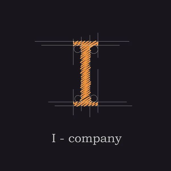 Projektowanie Logo Wektor Litera — Wektor stockowy
