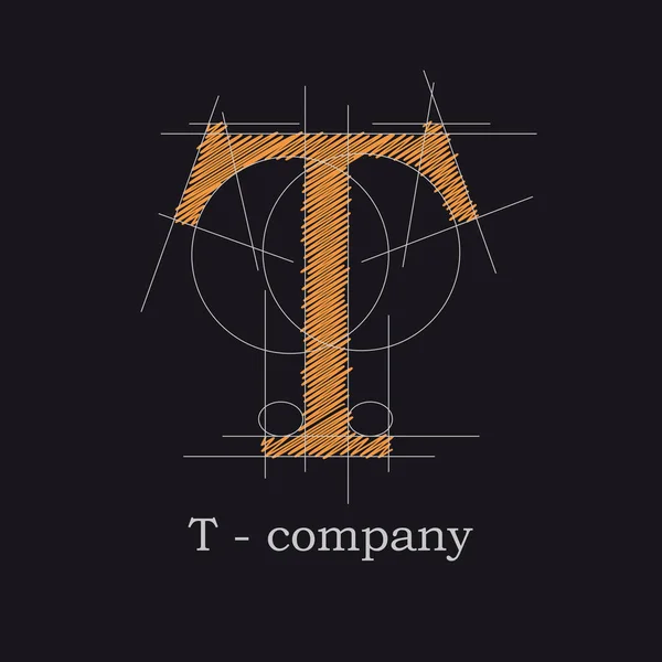 Векторный Логотип Буква — стоковый вектор