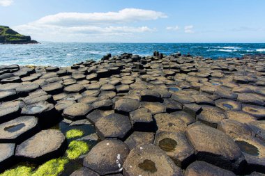 Manzara Kuzey İrlanda. Causewa dev