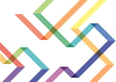 Tasarım reklam ve poster, beyaz arka plan üzerinde çizgili labirent için şablon. Düz desig