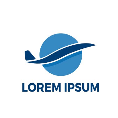Seyahat hedef vektör logo tasarım şablonu