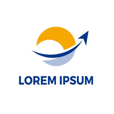 Seyahat hedef vektör logo tasarım şablonu
