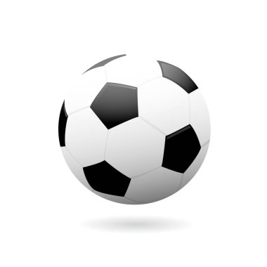 Futbol topu vektör tasarım şablonu