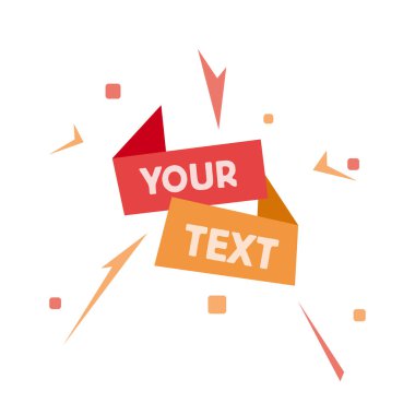 Tasarım reklam ve beyaz arka plan üzerinde poster için şablon. Düz tasarım