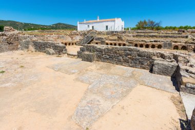 Roma kalıntıları Milreu, Estoi, Algarve, Portekiz