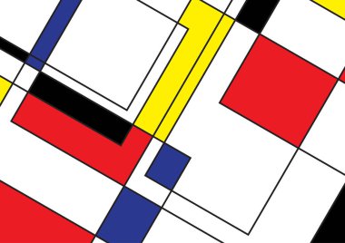 Retro ve geometrik tasarım arka plan kareler ve uzay kopyalayın