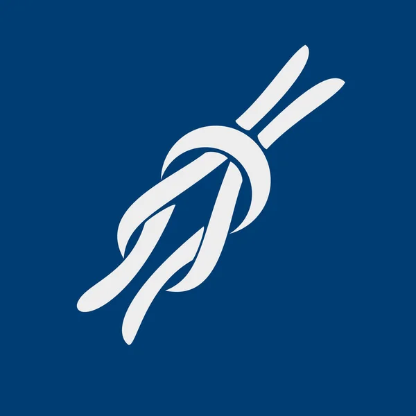 Λογότυπο Διάνυσμα Κόμβου Σύνδεση Και Θαλασσιων Έννοια — Διανυσματικό Αρχείο