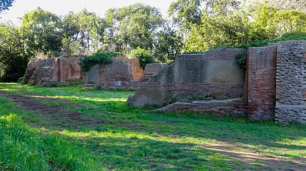 Portus era un grande porto artificiale dell'antica Roma . — Foto Stock