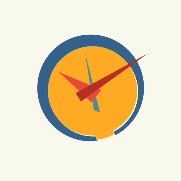 Vektor tegn abstrakt ur. Flad design – Stock-vektor