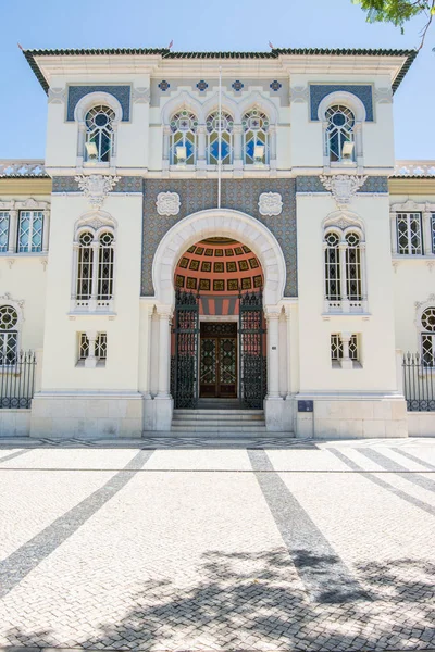 Faro, Portugal, July 25, 2018: Bank of Portugal, Faro City, Alga