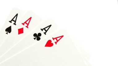 Iskambil kartları poker casino kombinasyonu. Whit üzerinde dört as