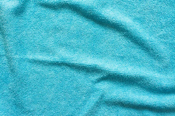 Superficie de tela de microfibra azul, fondo de patrón macro textil —  Fotos de Stock