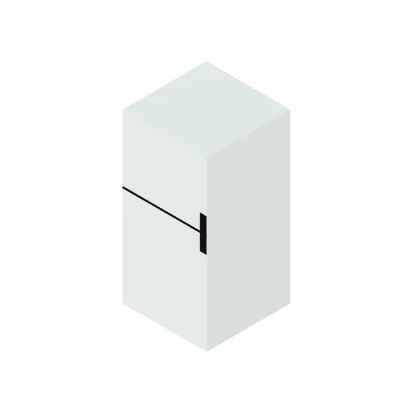 Isometrisches Symbol für Kühlschrank — Stockvektor