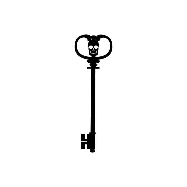 Key skull icon — Stock Vector