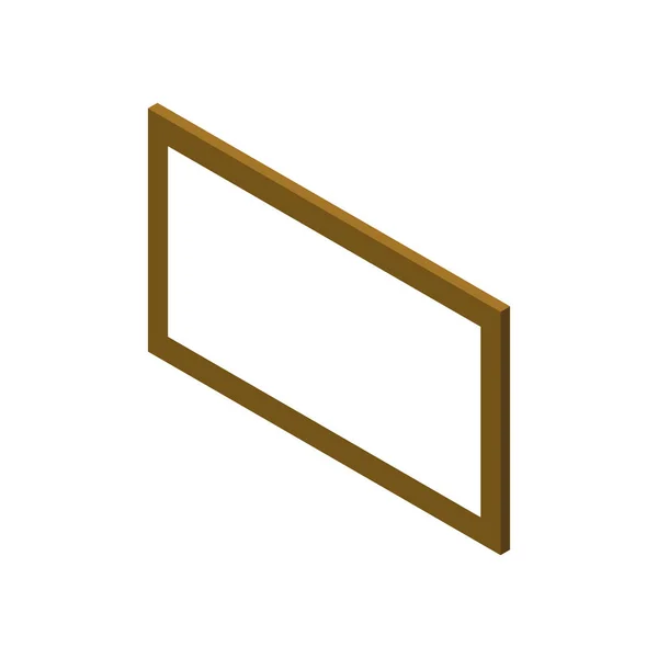 Photo frame ikon — Stock Vector