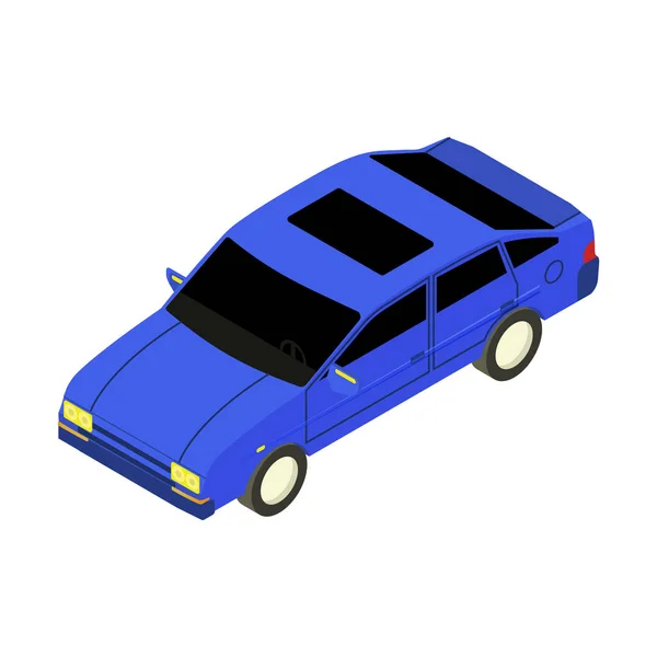 Car  Isometric icon — Stock Vector