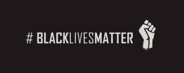 Black Lives Matter Hashtag clipart