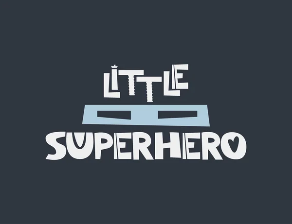Pequeno super-herói —  Vetores de Stock