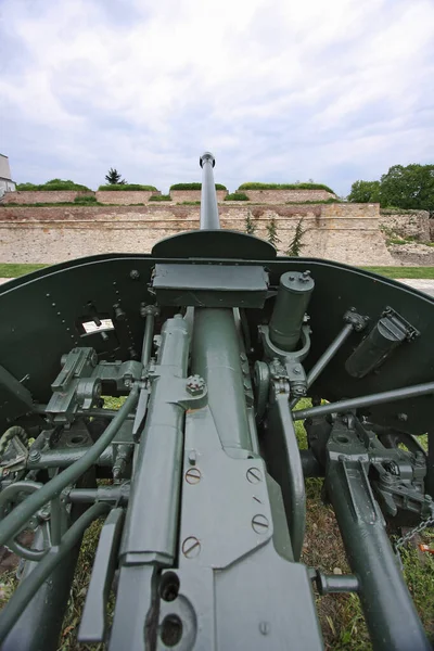 Artillery Gun World War Military Museum Kalemegdan Fortress Belgrade Serbia — Stock Photo, Image