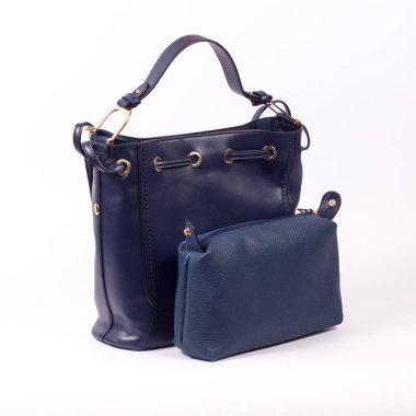 Beyaz arka plan üzerinde izole kadın çantaları