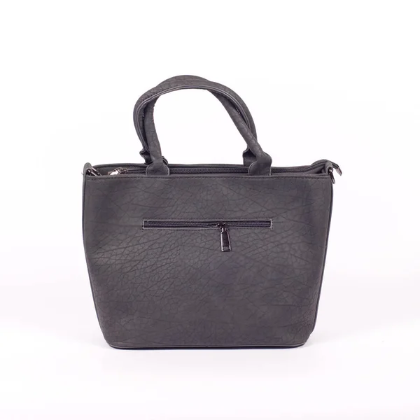Female Leather Bag Isolated White Background — Stock Photo, Image