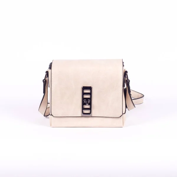 Sac Femme Isolé Sur Fond Blanc — Photo