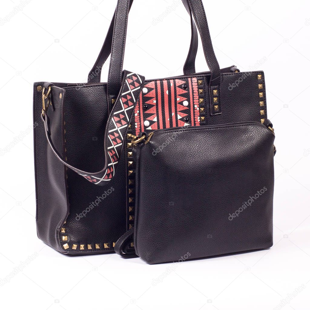 woman bag, isolated on white background