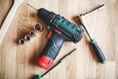 İnşaat araçları yaratıcı proje için