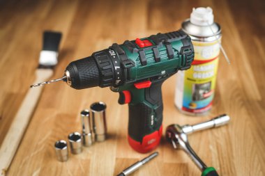 İnşaat araçları yaratıcı proje için