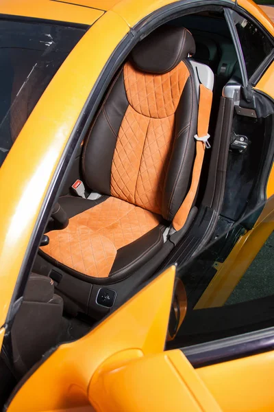 Carro Interior Serviço Luxo — Fotografia de Stock