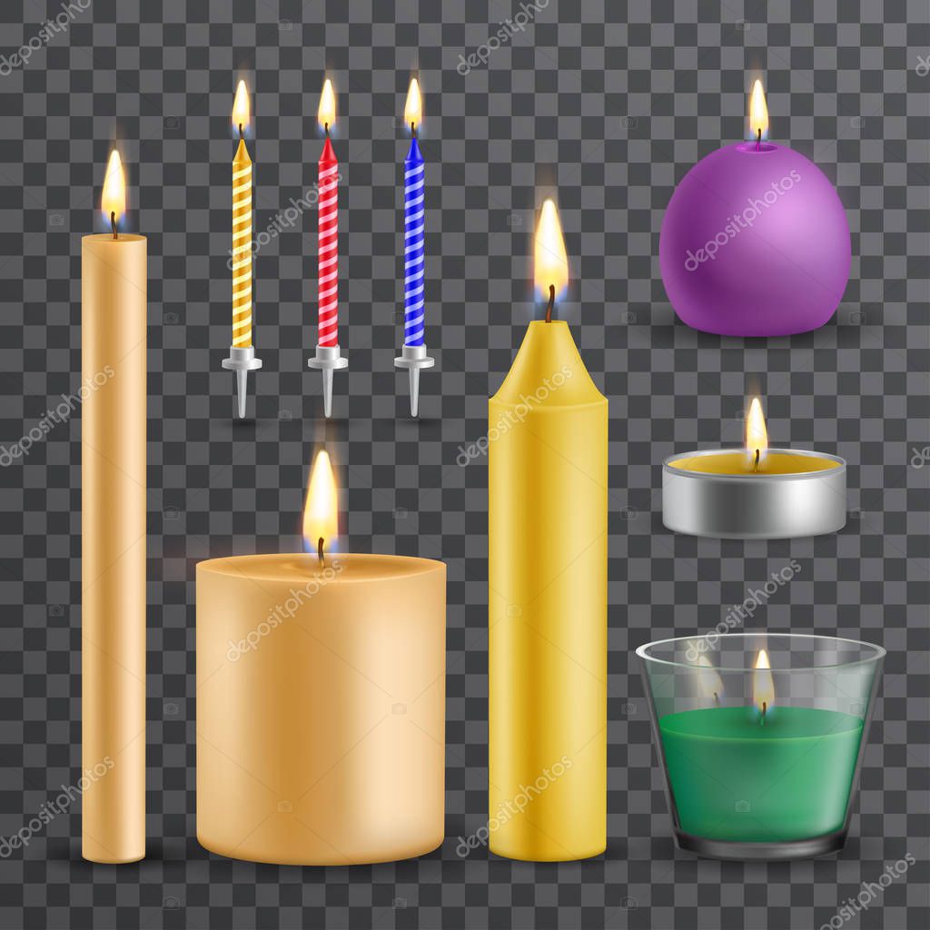 bright glow candle