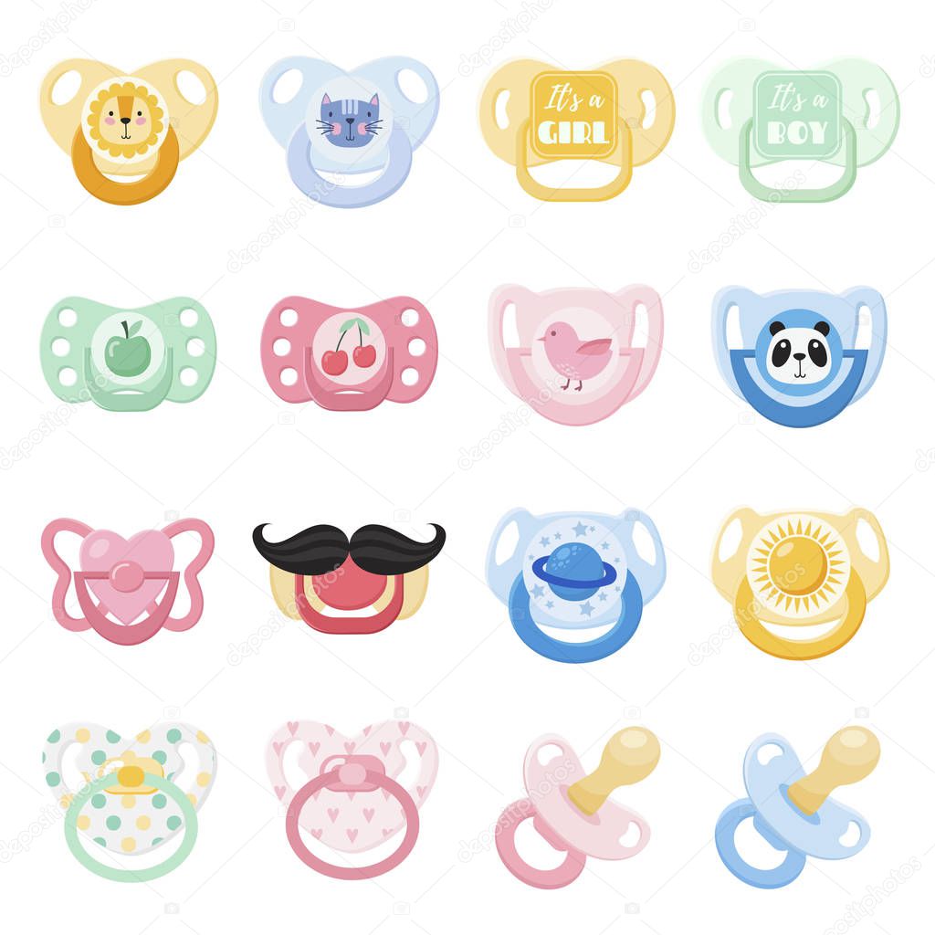 cute pacifiers baby boy