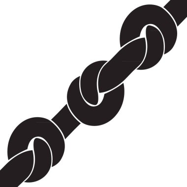 Knot tasarımı için bir iple vektör görüntü