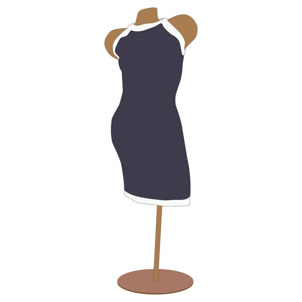Vektorbild Der Weiblichen Kleidung Für Design — Stockvektor