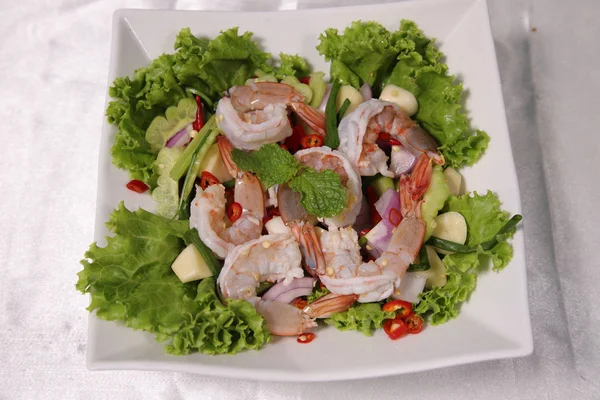 Fresh Shrimp Thai Salad — Stock Photo, Image