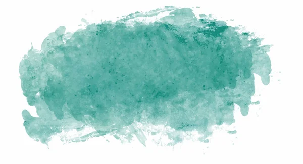 绿色水花横幅水彩背景为您的设计 水彩背景概念 — 图库矢量图片