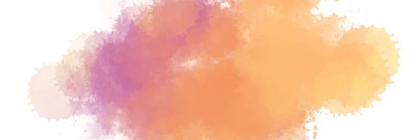 Rosa Arancione Giallo Acquerello Sfondo Texture Sfondi Banner Web Desig — Vettoriale Stock
