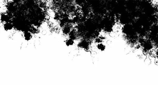 Arrière Plan Aquarelle Noire Pour Les Textures Milieux Bannières Web — Image vectorielle