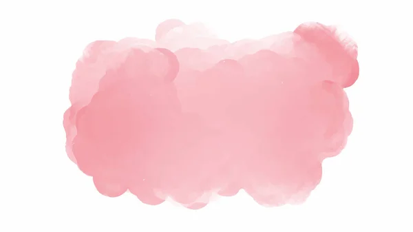 Weich Rosa Aquarell Hintergrund Für Texturen Hintergründe Und Web Banner — Stockvektor