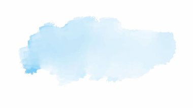 Dokular için yumuşak mavi suluboya arka plan ve web pankartları arzuluyor