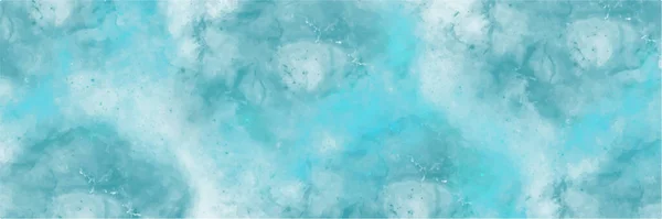 Blauer Aquarell Hintergrund Für Texturen Hintergründe Und Web Banner Desig — Stockvektor