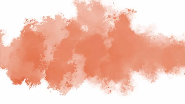 テクスチャの背景やウェブバナーのデザインのためのオレンジ水彩背景 ハロウィーンの背景 — ストックベクタ