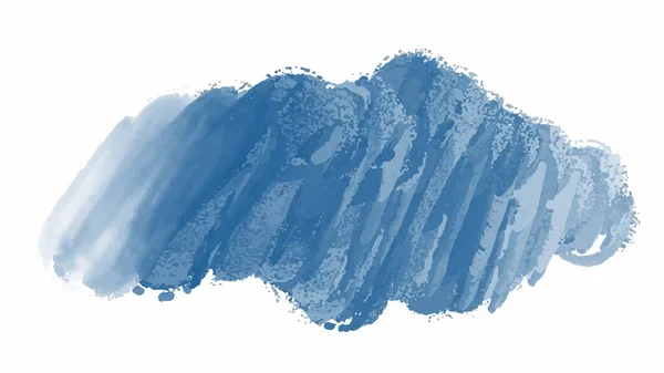 Blauer Aquarell Hintergrund Für Texturen Hintergründe Und Web Banner Desig — Stockvektor