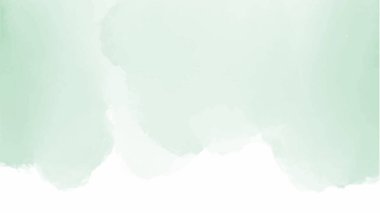 Soyut pastel yeşil kenar tasarımı ve soluk desenli bej boya merkezli suluboya desenli yeşil arkaplan.