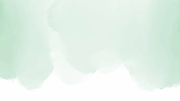 Зеленый Фон Акварелью Текстуры Абстрактном Винтажном Пастельно Зеленый Дизайн Границы — стоковый вектор