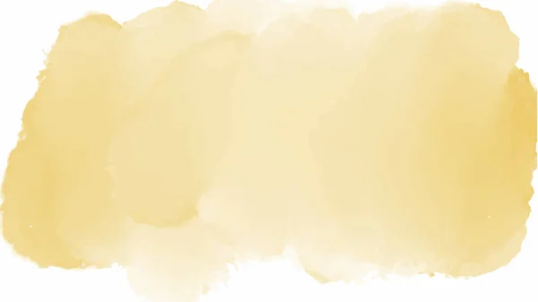 白を基調とした抽象的な黄色の水彩画 これは手描きです — ストックベクタ