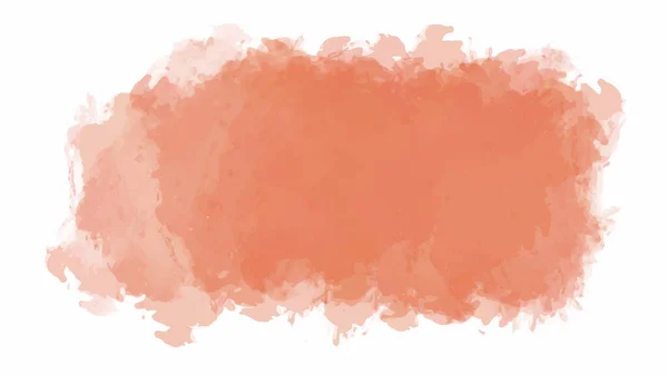 Orange Aquarell Hintergrund Für Texturen Hintergründe Und Web Banner Desig — Stockvektor
