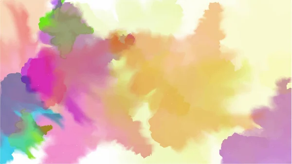 Fundo Aquarela Colorido Com Textura Fluido Líquido Para Fundo Banner — Vetor de Stock