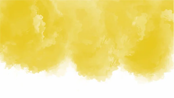 Gelber Aquarell Hintergrund Für Texturen Hintergründe Und Web Banner Desig — Stockvektor