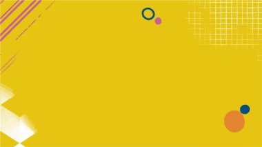 Dinamik efektli soyut sarı arkaplan. Tasarım için vektör illüstrasyonu.